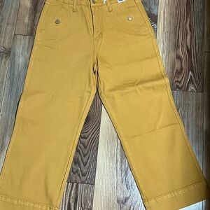 Judy Blue Cropped Yellow Jeans